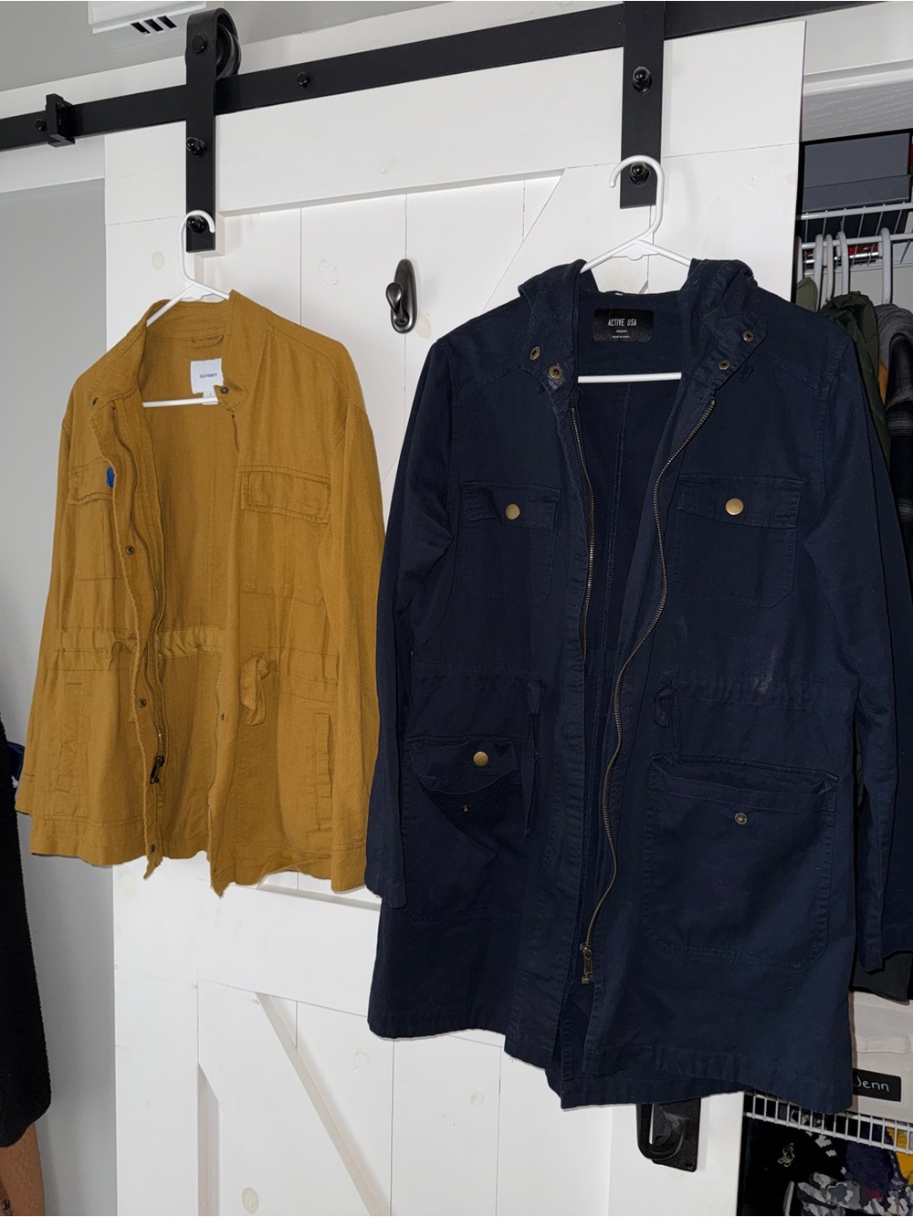 Lightweight spring or fall utility jackets